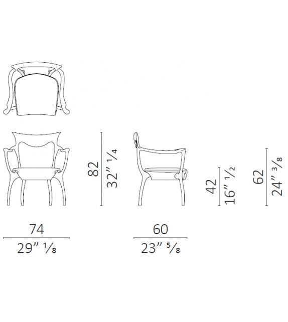 Hypnos Armchair Ceccotti Collezioni