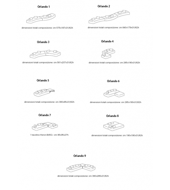 Orlando Paola Lenti Sofa Outdoor