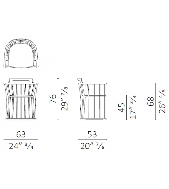 Marlowe Fauteuil Pivotant Ceccotti Collezioni