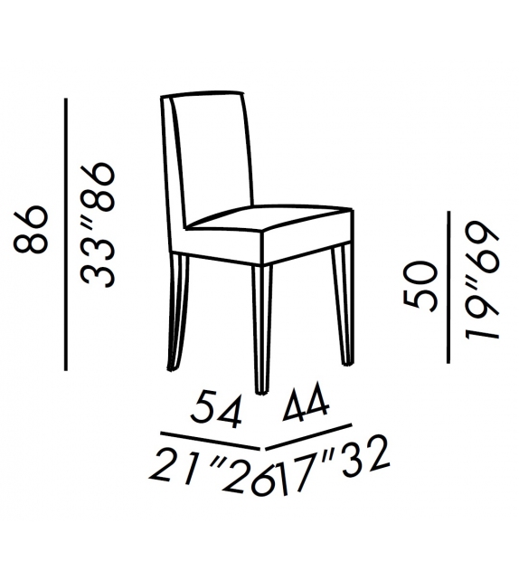 Cruz Uno Meridiani Chair