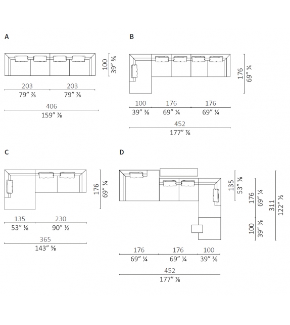 D.G. Ceccotti Collezioni Canapé
