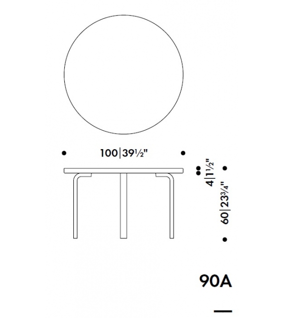 Aalto Children's Table Round Artek