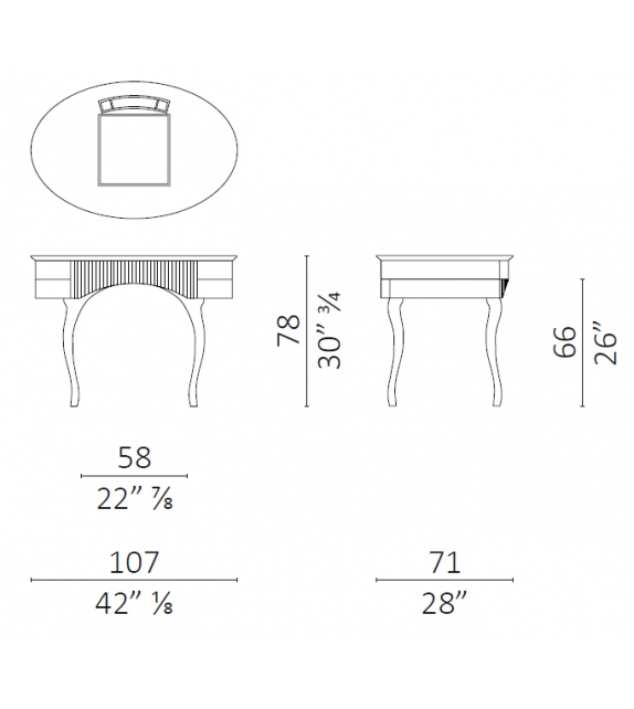 Arabella Bureau Ceccotti Collezioni