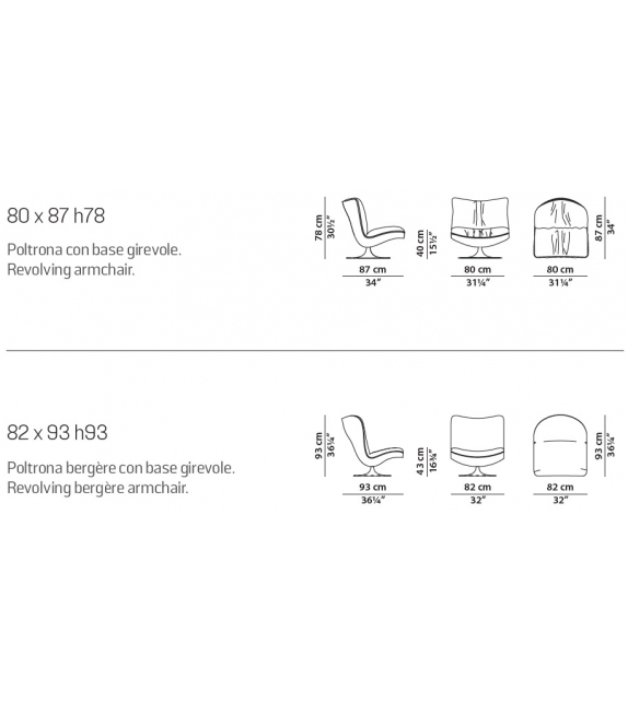 Marilyn Baxter Sillón Giratorio