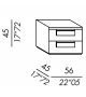 Note Meridiani Bedside Cabinet