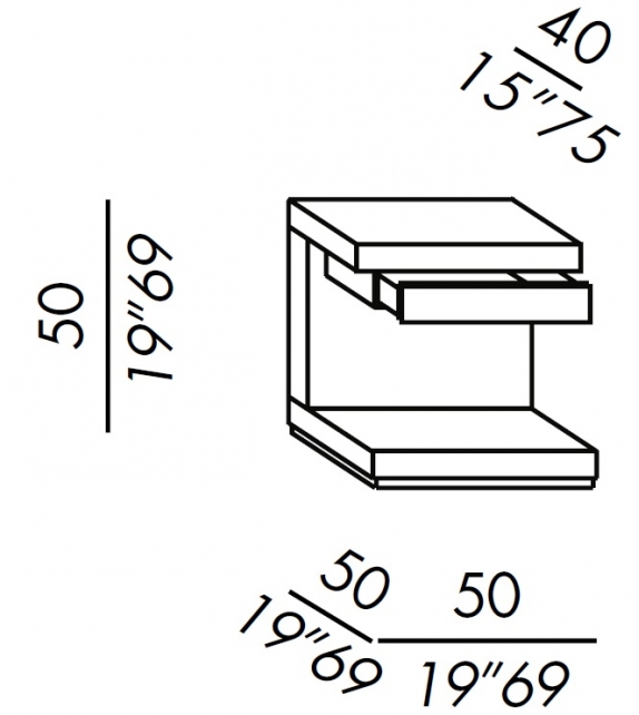 Cluny Meridiani Comodino