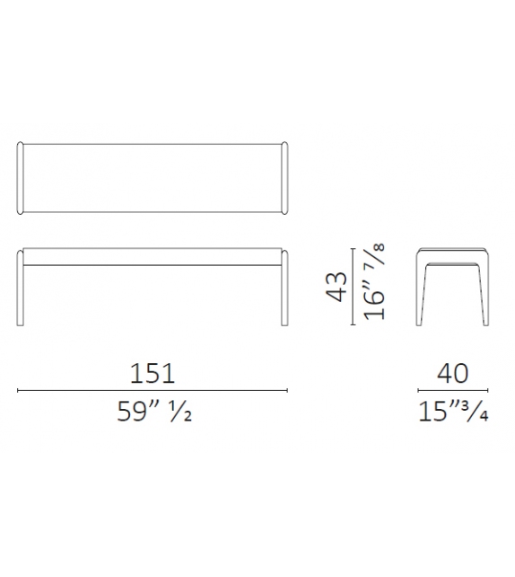 Sleeping Muse Ceccotti Collezioni Bench