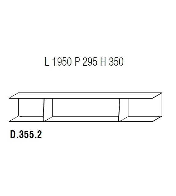 D.355.1 Molteni & C Bibliothèque