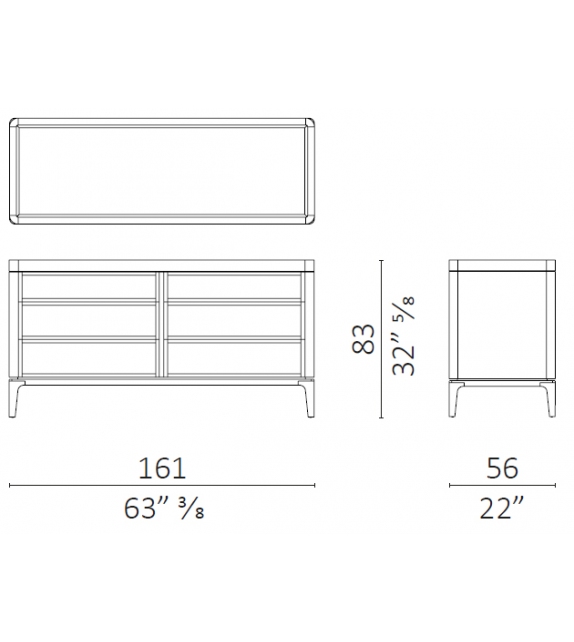 Full Ceccotti Collezioni Chest of Drawers