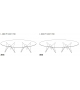 Arc Table Ovale Base Double Molteni&C