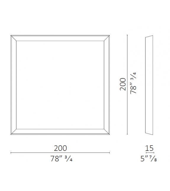 Groove Miroir Ceccotti Collezioni