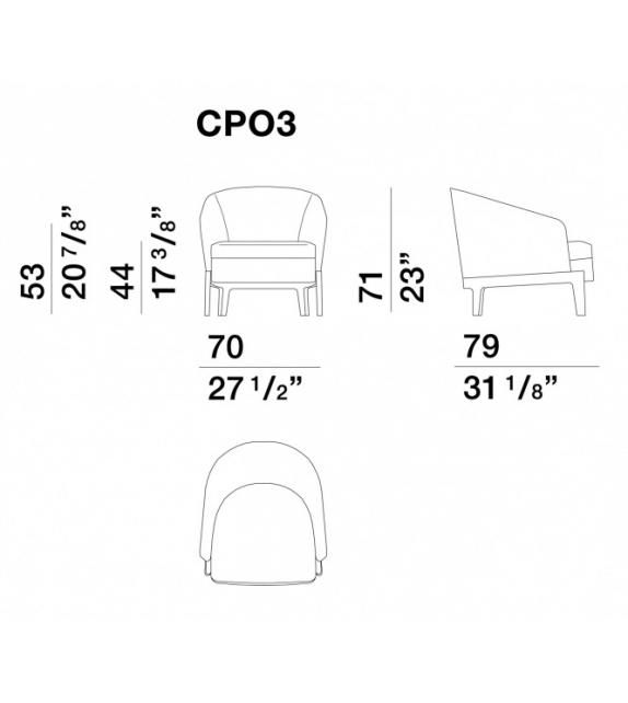 Chelsea Molteni & C Butaca CPO3