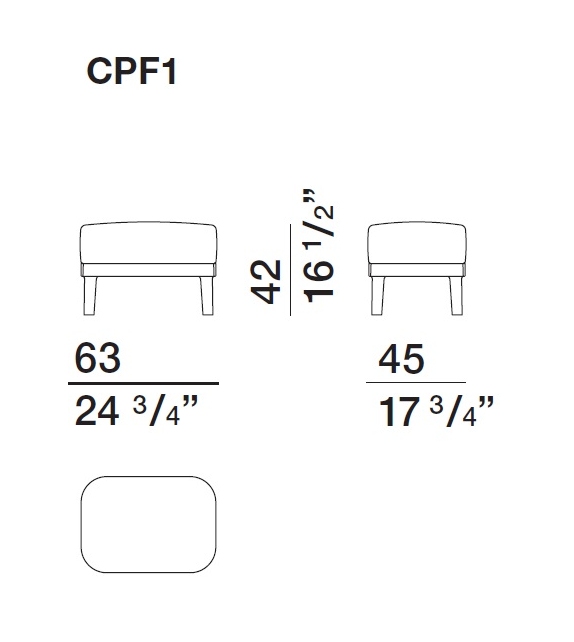 Chelsea Molteni & C Pouf