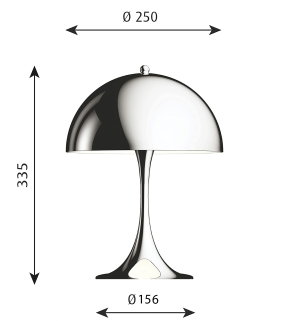 Panthella Mini Louis Poulsen Table Lamp