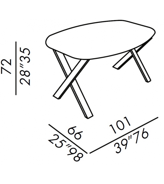 Burt Meridiani Writing Desk