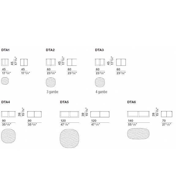 Domino Next Molteni & C Sofa Table Basse