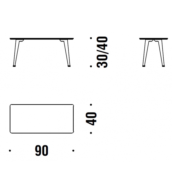 Pylon Liquid Marble Diesel with Moroso Table Basse