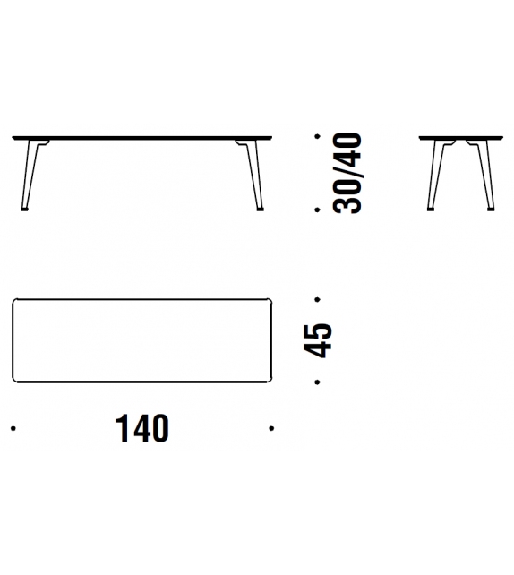 Pylon Liquid Marble Diesel with Moroso Table Basse