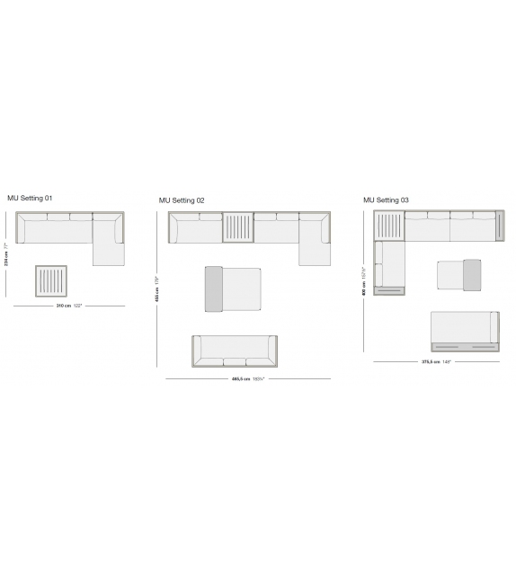 Mu Dedon Canapé Modulable
