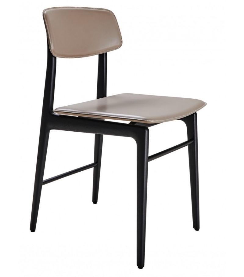Woody Molteni & C Chaise Revêtue