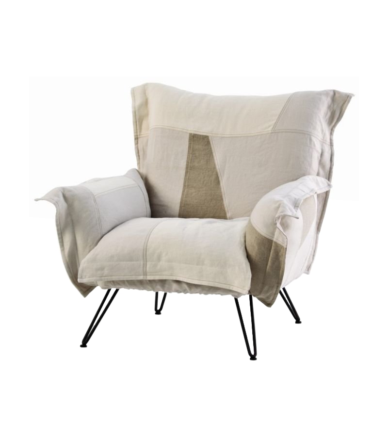 Cloudscape Chair Patchwork Armchair Diesel with Moroso
