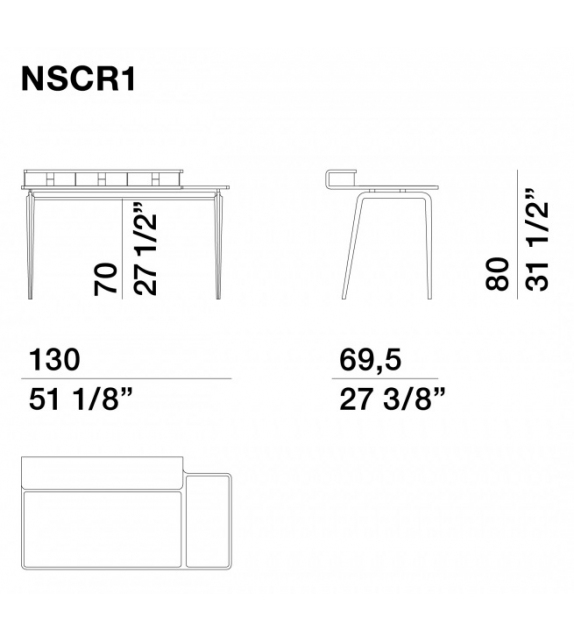Note Molteni & C Writing desk