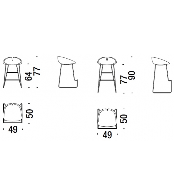 Fjord Moroso Bar Stool