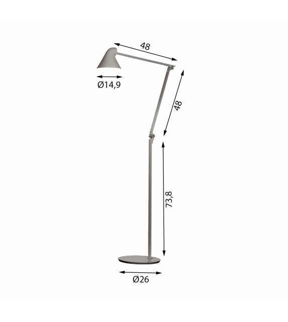 NJP Louis Poulsen Lampadaire