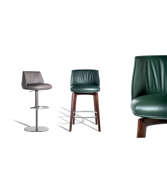 Archibald Poltrona Frau Tabouret Colonne