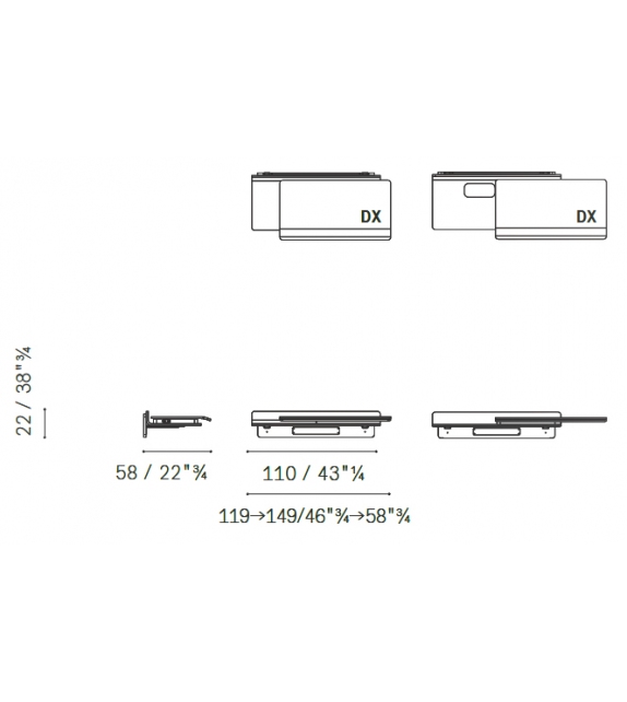 Iren Poltrona Frau Schreibtisch