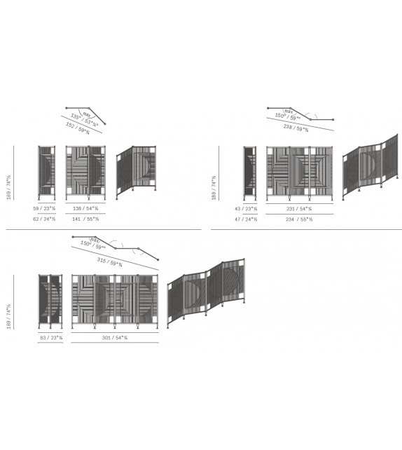 Plot Poltrona Frau Room Dividers