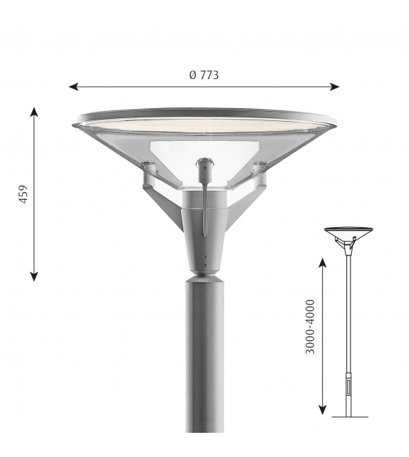 Homann Park Louis Poulsen Lampadaire