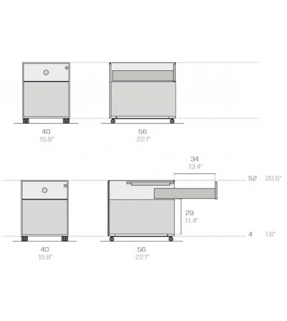 Mya Fantin Drawer Unit