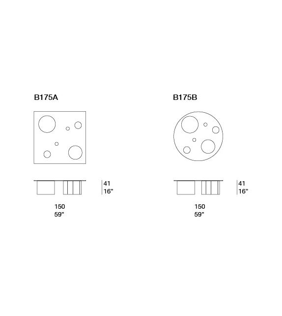 Cerchi Paola Lenti Couchtisch