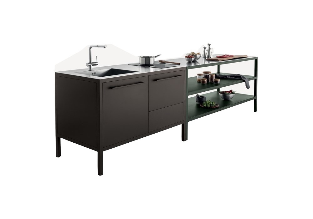 Frame Outdoor Fantin Counter, Outdoor Kitchen Units With Sink