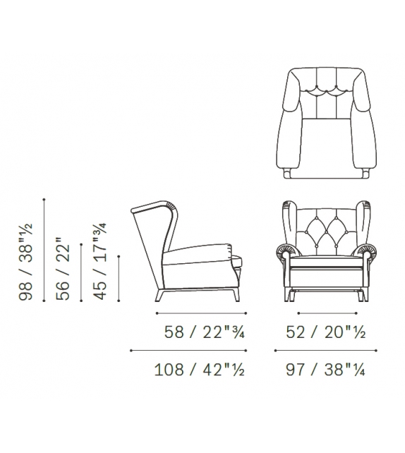 2019 Fauteuil Poltrona Frau
