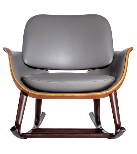 Martha Poltrona Frau Chaise à Bascule