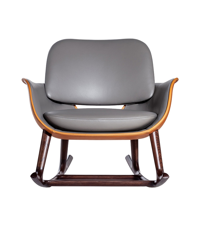 Martha Poltrona Frau Chaise à Bascule