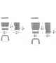 Canasta '13 B&B Italia Outdoor Armchair