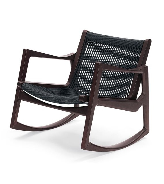 Euvira ClassiCon Fauteuil à Bascule Rembourrèe