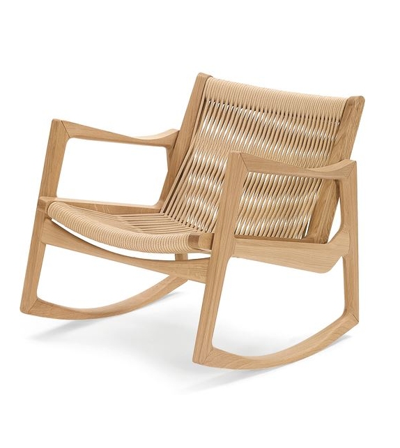 Euvira ClassiCon Upholstered Rocking Chair