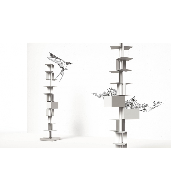 Cleopatra Minotti Italia Vertical Bookcase