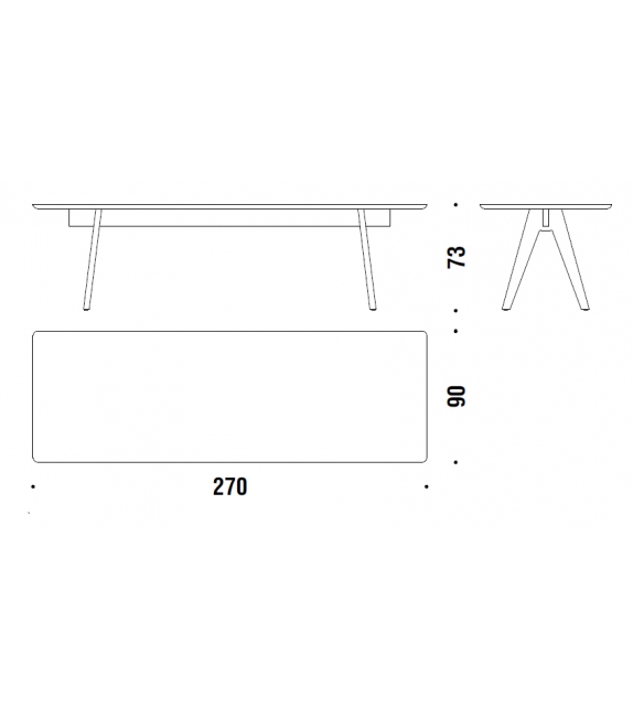 Mathilda Laminam Moroso Table