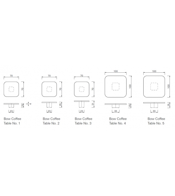 Bow ClassiCon Tavolino