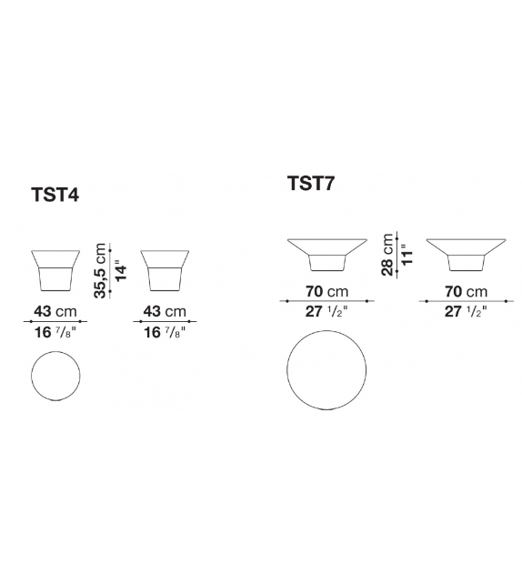 Springtime B&B Italia Outdoor Table Basse