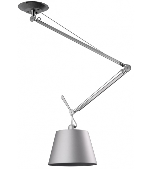 Tolomeo Decentrata Artemide Pendant Lamp With Aluminum Diffuser