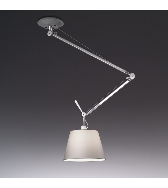 Tolomeo Decentrata Artemide Pendant Lamp With Aluminum Diffuser