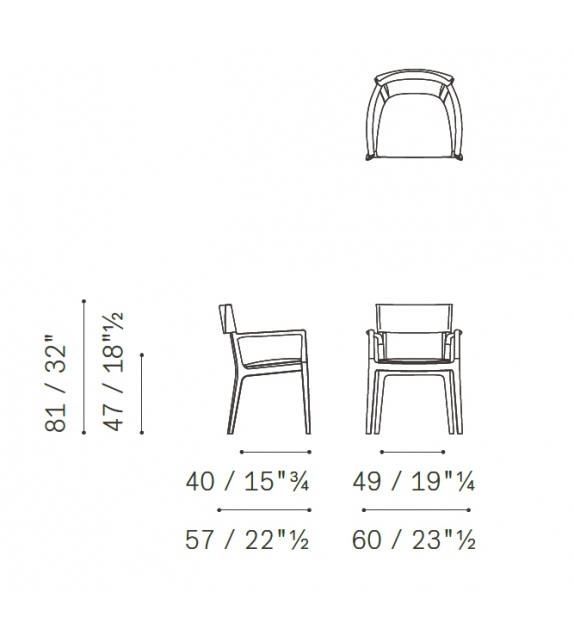 Isadora Poltrona Frau Petit Fauteuil