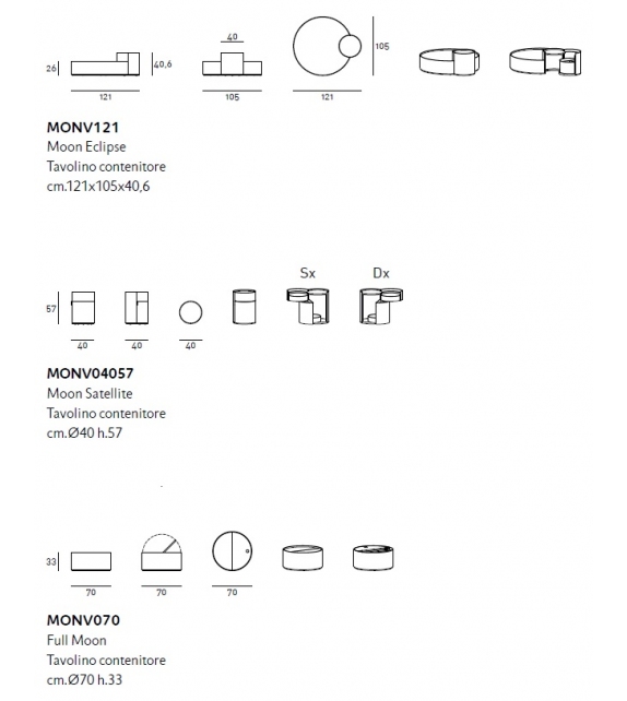 Moon Living Divani Mesita