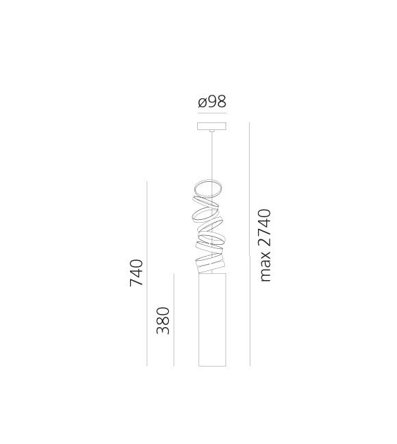 Decomposé Artemide Suspension